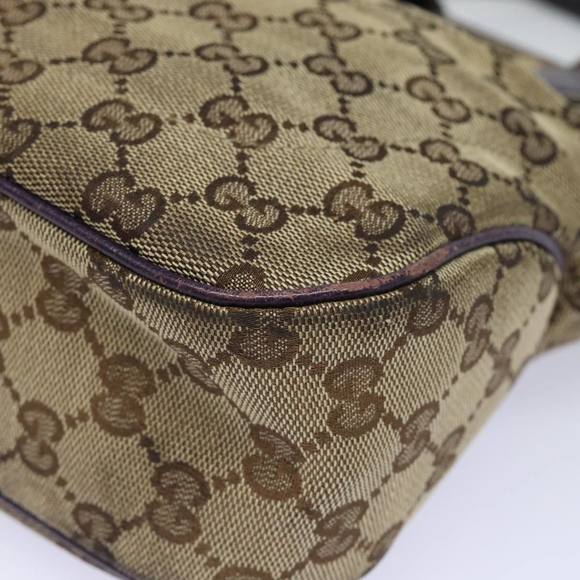 GUCCI New Jackie GG Canvas Hand Bag Beige 145817 Auth 81780 - Picture 14 of 16